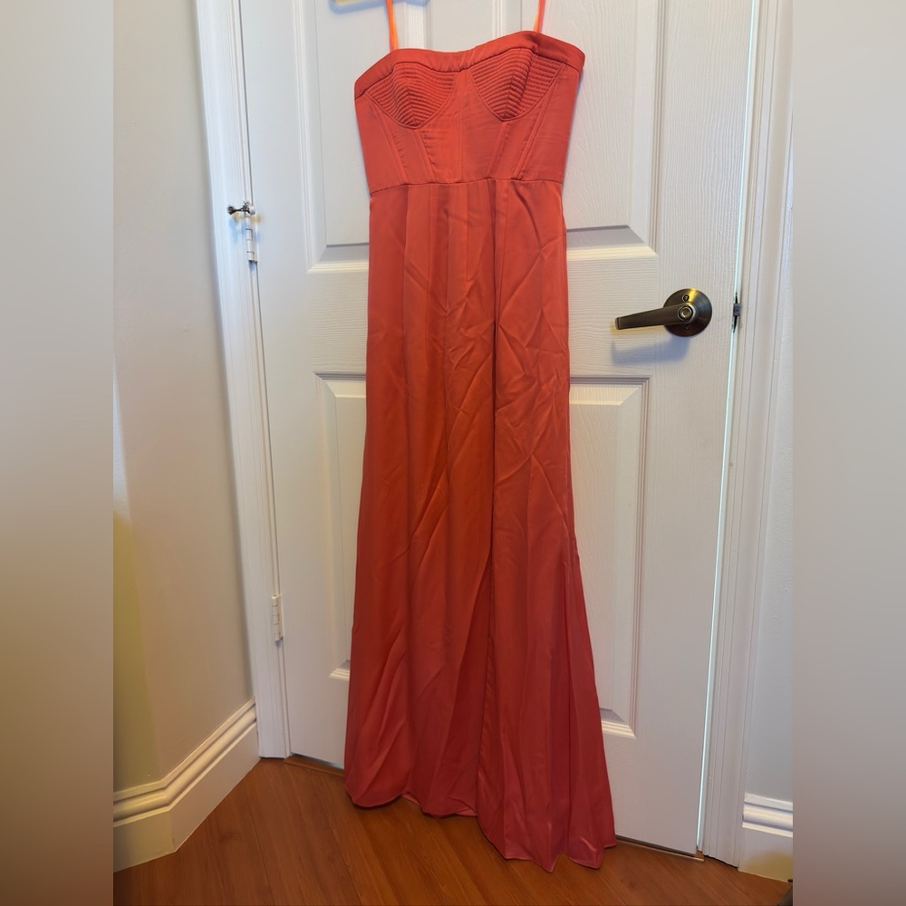 BCBGMaxAzria Vibrant Coral Dress